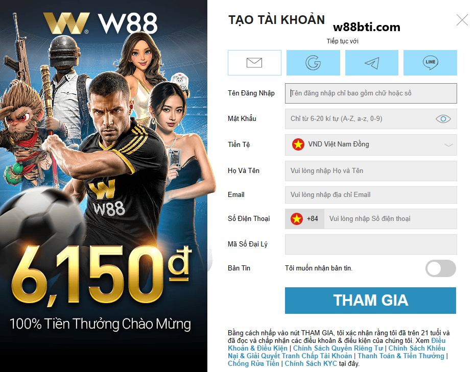 W88 sanvara - Link vào W88 mới nhất mobile & PC 2026 - Link W88 5 huong dan cac buoc dang ky w88